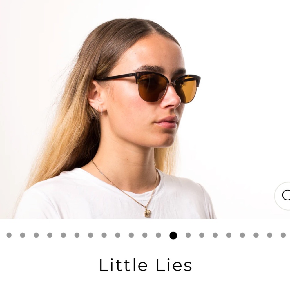 Otis “Little Lies” Cat Eye Sunglasses - Matte Dark Tortoise w/ Polarized Lenses
